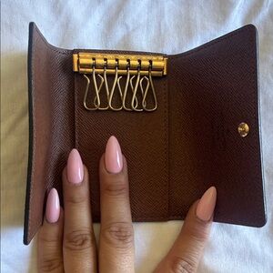 Brown Leather Key Holder